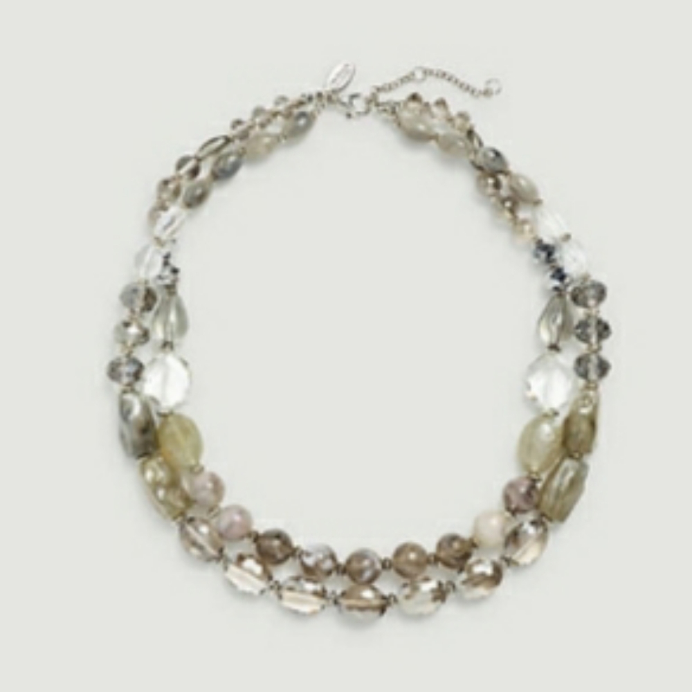 ATF Stone Beaded Necklace & Bracelet Set. - Picture 2 of 5